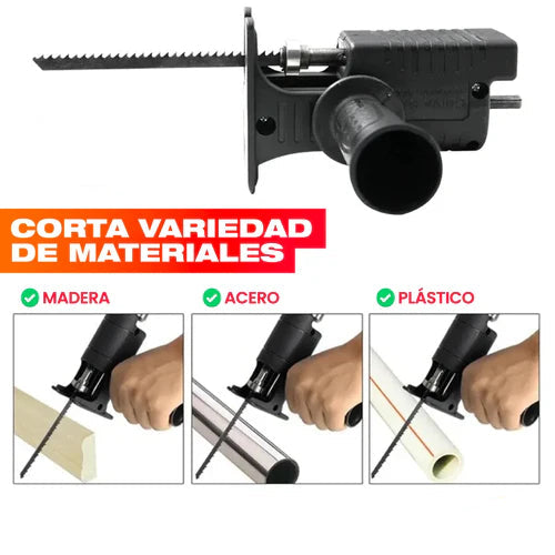 SIERRA CALADORA ADAPTABLE PARA TALADRO