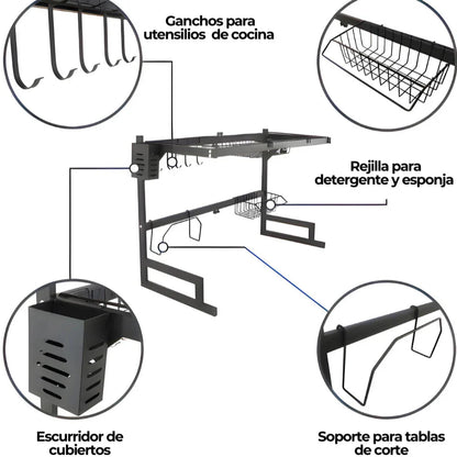 Escurridor Rack  De Loza  85 cm
