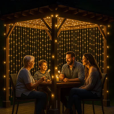 LumiFest™ CORTINA 3X2 MTS LUZ CALIDA