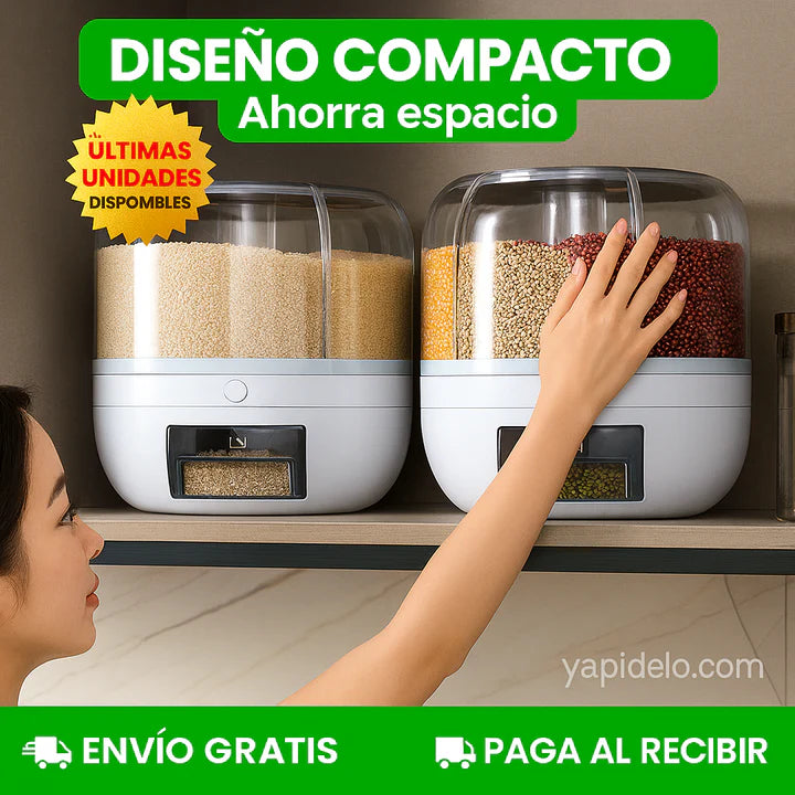Dispensador De Granos Giratorio