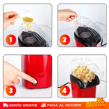 MAQUINA DE PALOMITAS DE AIRE CALIENTE🍿🤩