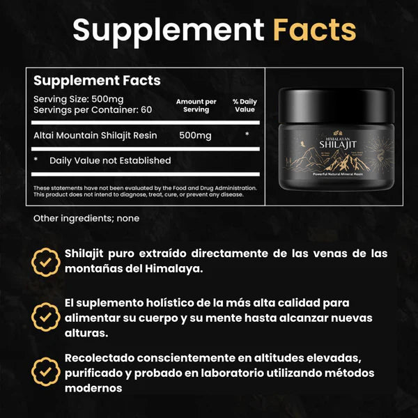 SHILAJIT DE HIMALAYA