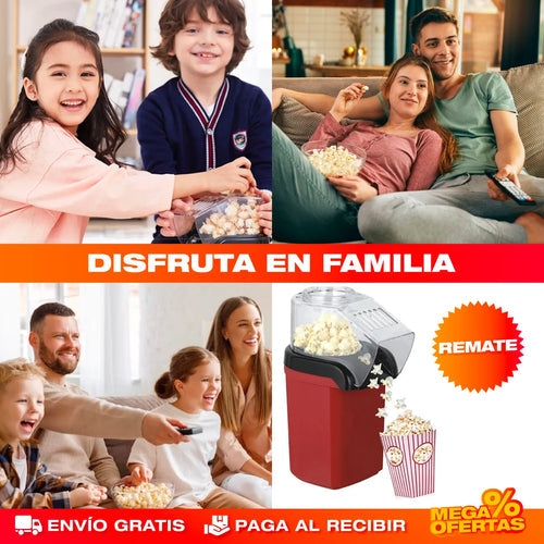 MAQUINA DE PALOMITAS DE AIRE CALIENTE🍿🤩