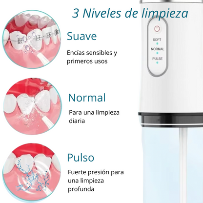 DentaSmile™ IRRIGADOR BUCAL RECARGABLE