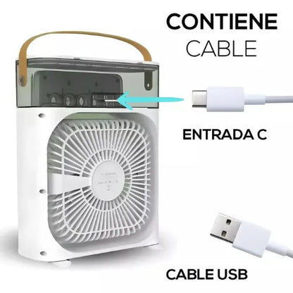 Aire Acondicionado Portátil, Ventilador Humidificador ™ | ❄️¡Despídete del calor!❄️