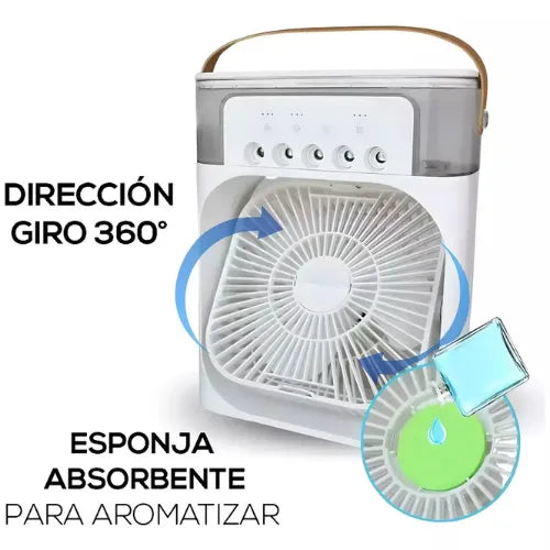 Aire Acondicionado Portátil, Ventilador Humidificador ™ | ❄️¡Despídete del calor!❄️