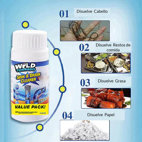 WildTornado™ - POLVO DESTAPADOR DE CAÑERIAS
