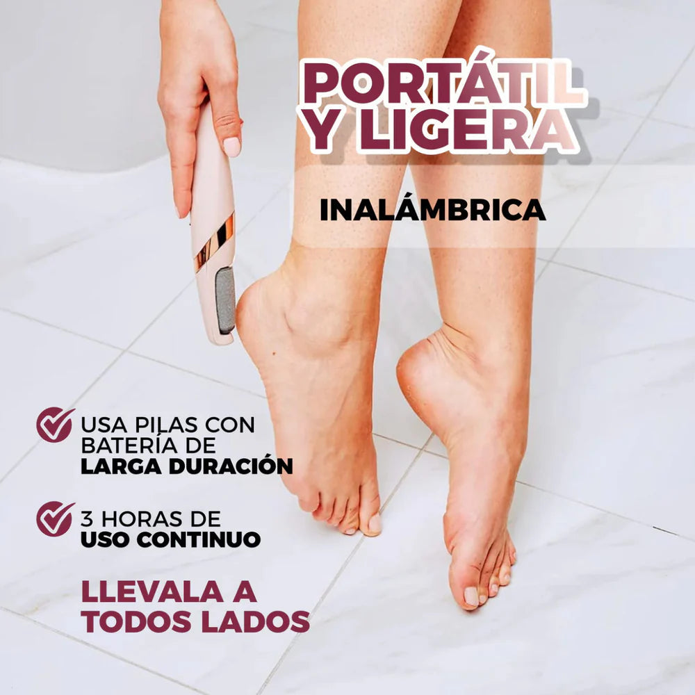 PediBelle™ Lima Anti-Callos Eléctrica Profesional