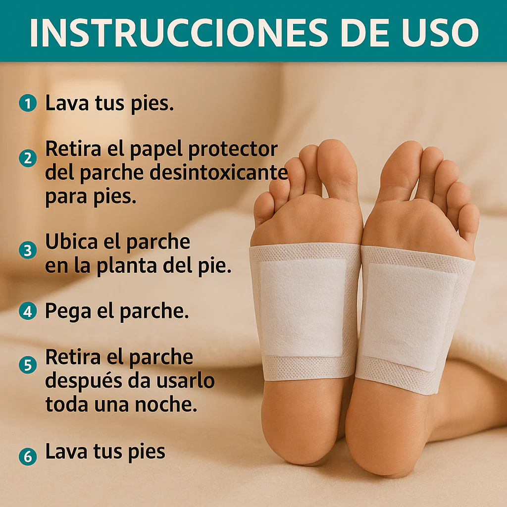 Parches Desintoxicantes Kinoki™ - Pack de 10/50/100 Unidades