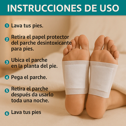 Parches Desintoxicantes Kinoki™ - Pack de 10/50/100 Unidades