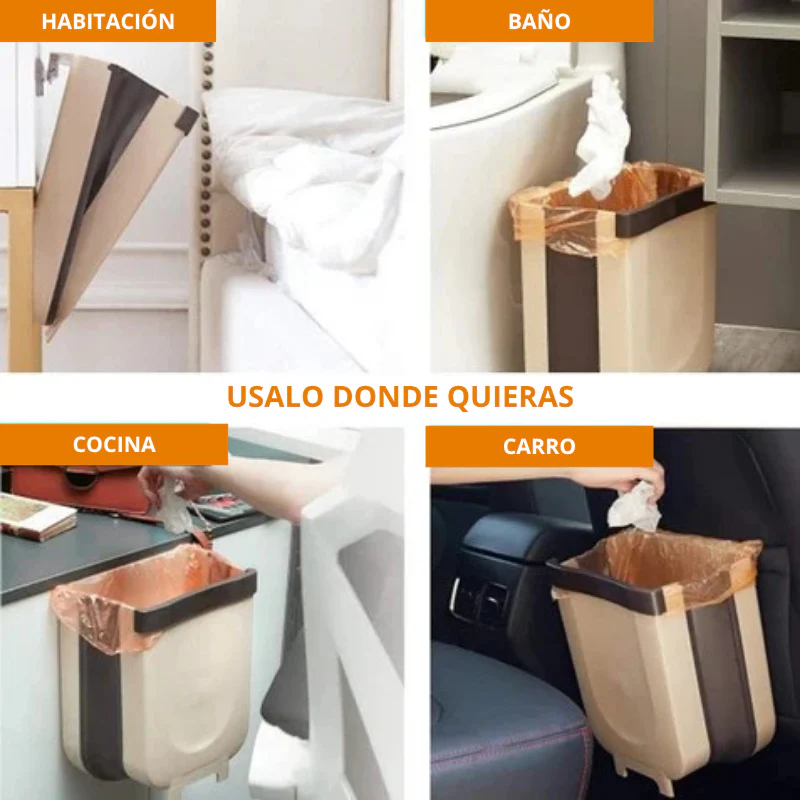 Basurero Plegable® - Espacio limpio y ordenado