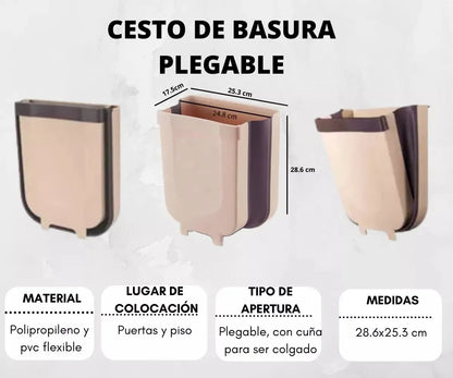 Basurero Plegable® - Espacio limpio y ordenado