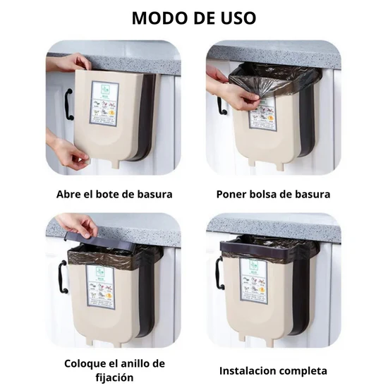 Basurero Plegable® - Espacio limpio y ordenado
