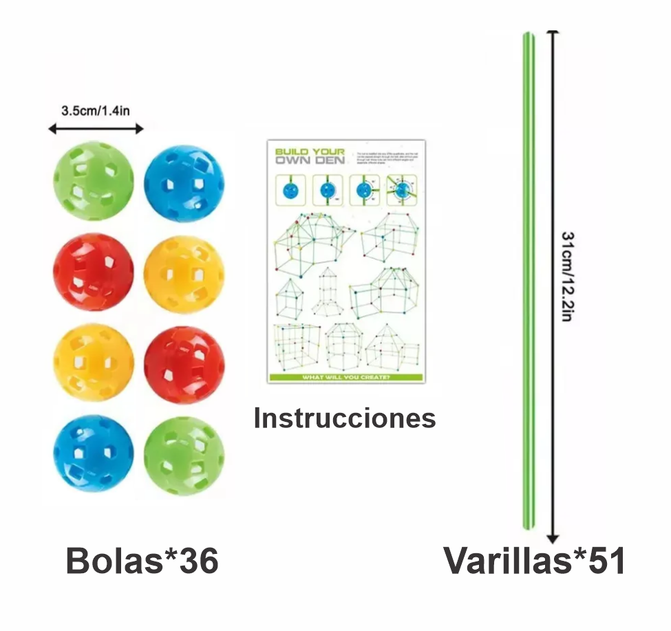 BrightBuilder™ KIT CONSTRUCCIÓN PARA NIÑOS