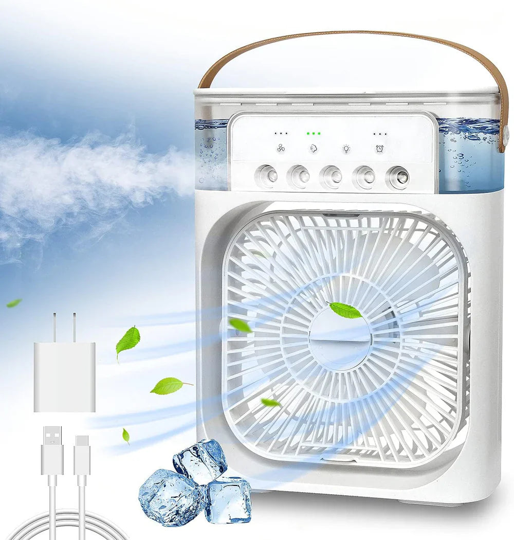 Aire Acondicionado Portátil, Ventilador Humidificador ™ | ❄️¡Despídete del calor!❄️